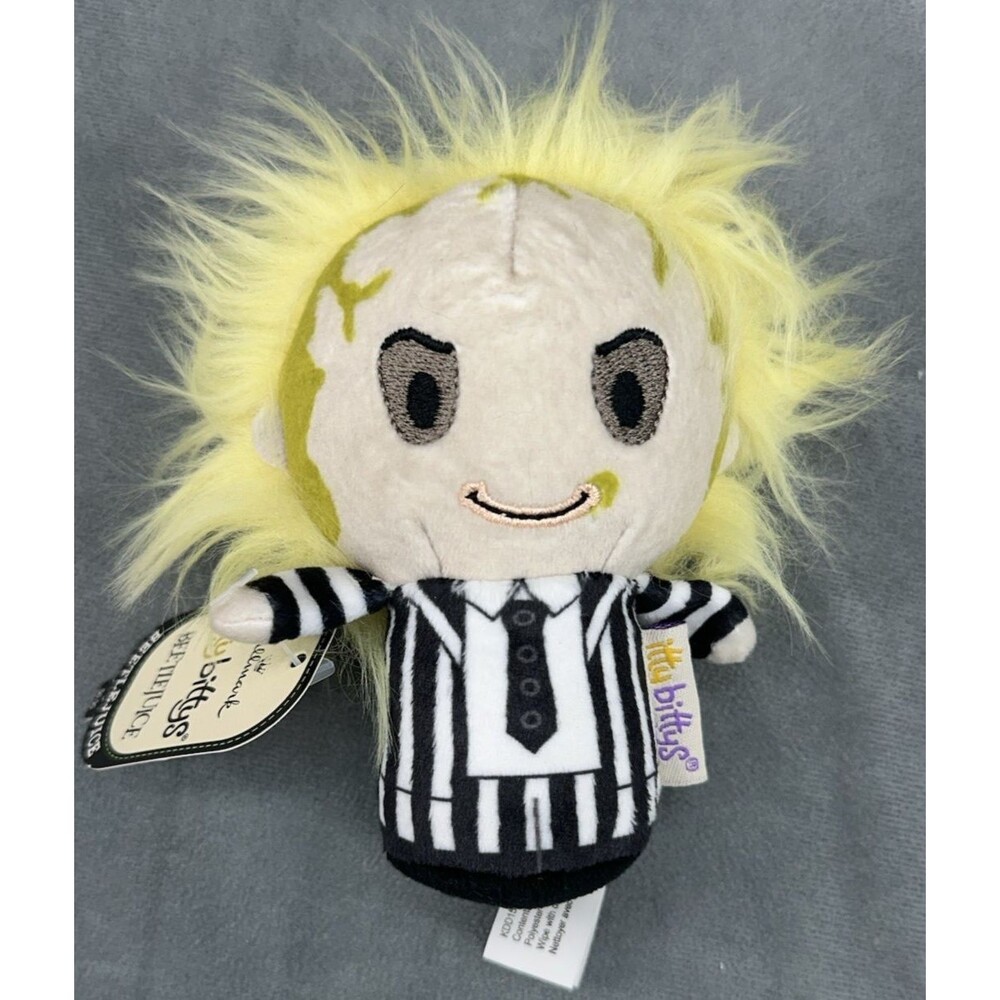 NEW Hallmark Itty Bittys Beetlejuice Plush 4in Tall Movie Collectible